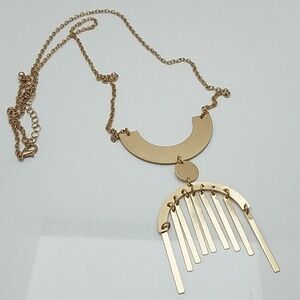 Tassel Gold Tone 26" Necklace